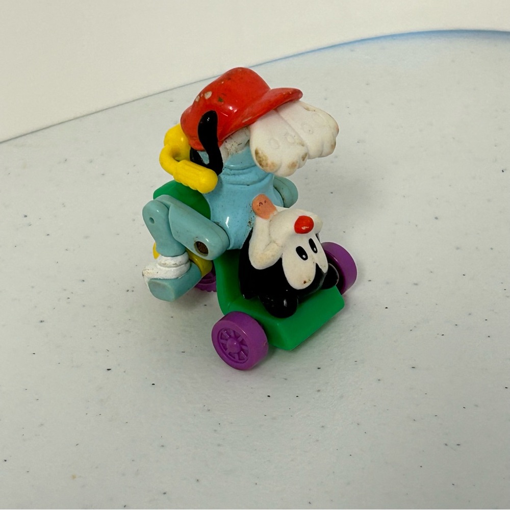 Vintage Animaniacs Wakko Tricycle Bike Figure Toy McDonalds Happy Meal 1993.‎